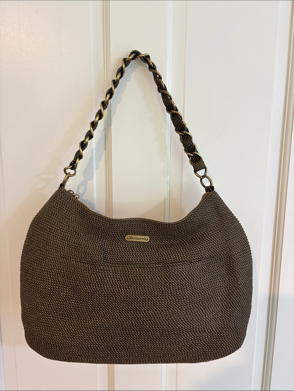 Eric Javits Woven Shoulder Bag in Brown - Stylish Everyday Tote